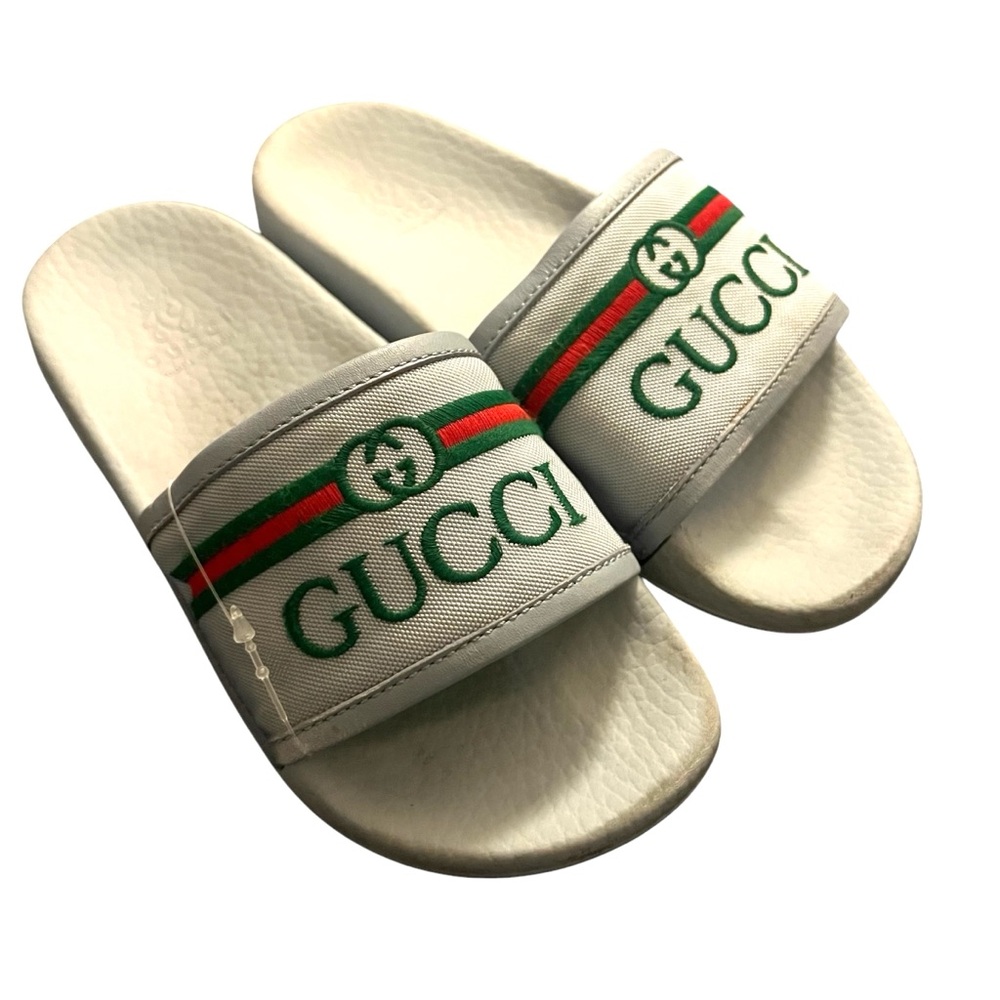 GUCCI slides 12/13 kids excellent condition baby blue